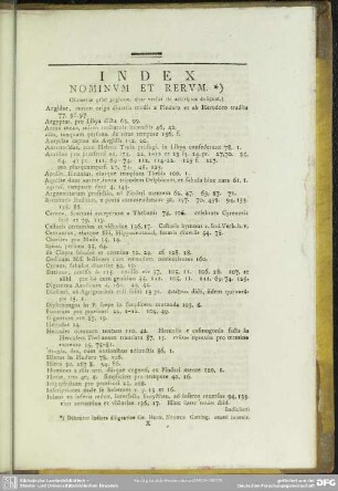 Index Nominum Et Rerum