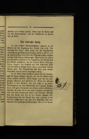 Der bestrafte Spatz
