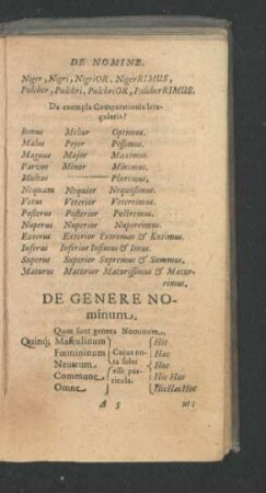 De Genere Nominum.