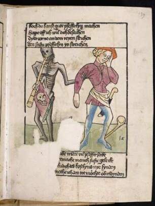 Der Tod zieht den Koch zum Tanz.