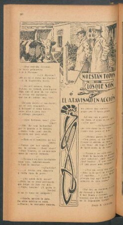 No estan todos los que son ó El atavismo en acción