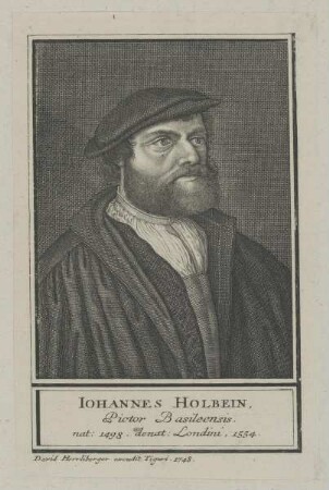 Bildnis des Iohannes Holbein