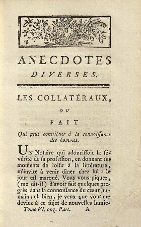 Délassements de l'homme sensible, ou anecdotes diverses, 6