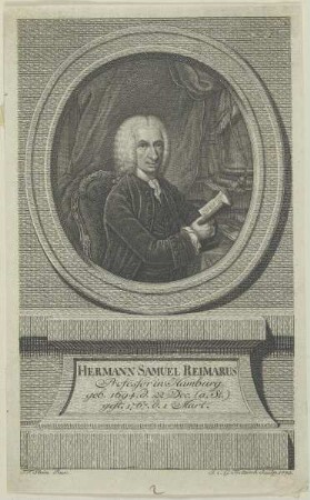 Bildnis des Hermann Samuel Reimarus