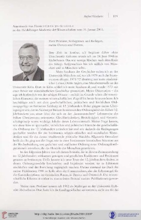 Antrittsrede vom 31. Januar 2004