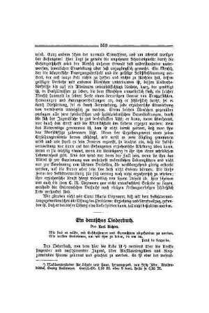 Ein deutsches Liederbuch