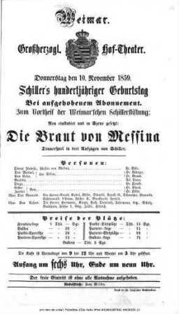 Die Braut von Messina