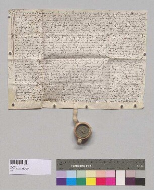 Lienhart Strobl, Landamtmann zu Kling, und seine Ehefrau Margreth zu Großbergham in der Pfarrei Obing im Gricht Kling verkaufen dem Georg Weißenkircher, Hofmarksrichter zu Obing und von Kloster Seeon, und seiner Ehefrau Gertraud ihr frei eigenes Stockland im Obinger Feld. S: Wolfgang Gschwendner, Landrichter zu Kling