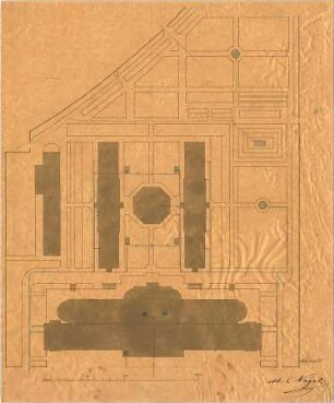 Voit, August von; München; Botanischer Garten - Lageplan