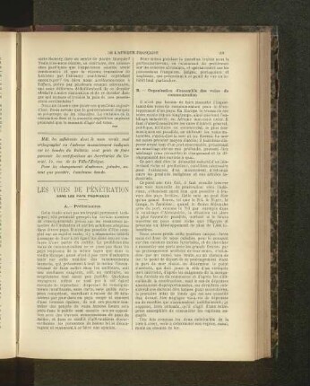 Les Voies De Pénétration.