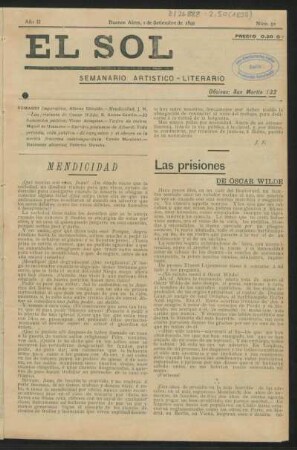 Las prisiones de Oscar Wilde