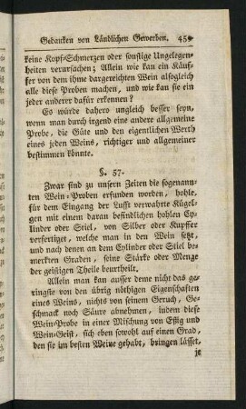 459-469, §.57. Von der ordinairen Wein-Probe. - §. 65. Was gegen die benachbarten starken Weinlager vorzunehmen.