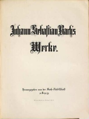 Johann Sebastian Bach's Werke, 21,3. Oster-Oratorium : "Kommt, eilet und laufet"