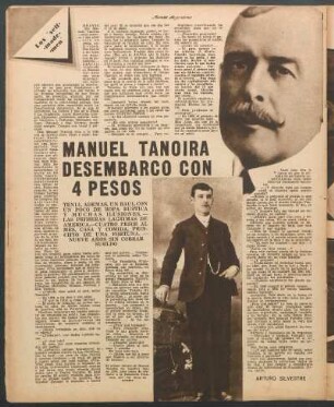 Manuel Tanoira desembarco con 4 pesos : Los "Self-Made-Men"