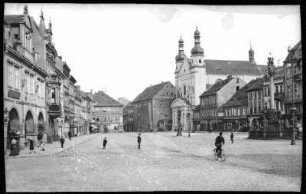 Komotau. Marktplatz