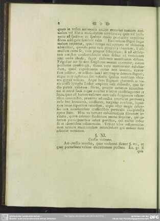 §. XI. Caussae violentae