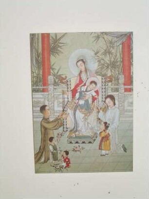 Chinesisch inspirierte Madonna mit Kind