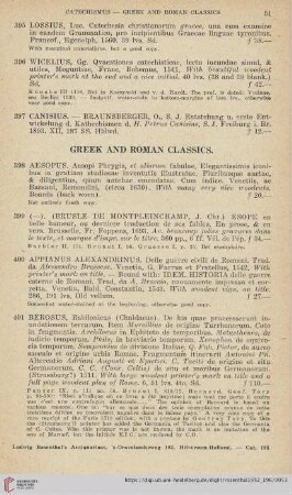 Greek and Roman Classics (No. 398 - 409)