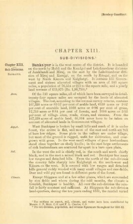 Chapter XIII. Sub-divisions