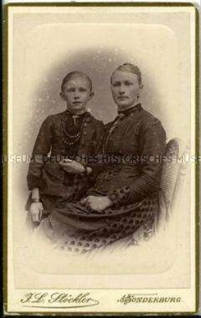 Mutter und Tochter, Carte de Visite