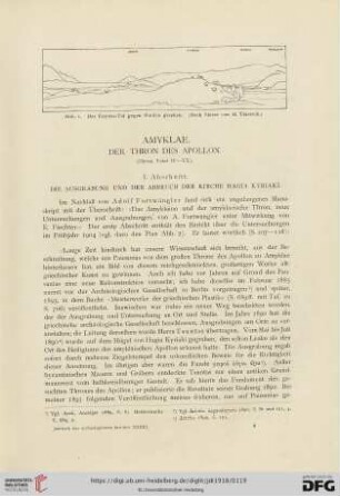 Amyklae : Der Thron des Apollon