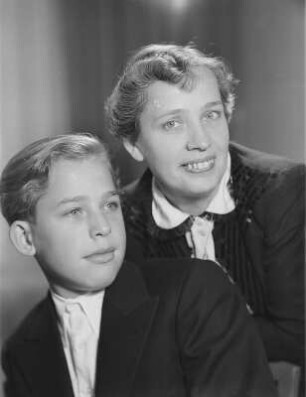 Doppelporträt von Mutter und Sohn