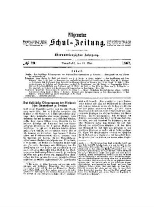 Das dießjährige Osterprogramm des Bißthumschen Gymnasiums zu Dresden