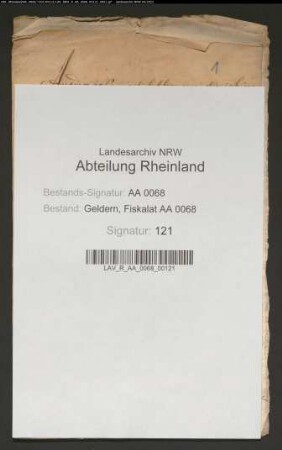 Unterhalt eines Kindes einer in der Zitadelle von Wesel gestorbenen geldrischen Vagabundin