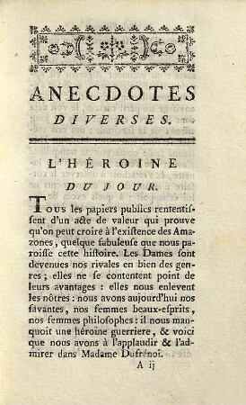 Délassements de l'homme sensible, ou anecdotes diverses : Seconde Année, 3