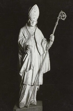 Bischof mit Krummstab (Wandfigur)