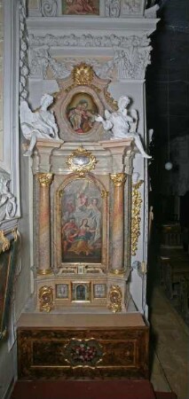 Seitenaltar der heiligen Katharina von Alexandrien