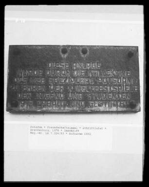 Schrifttafel