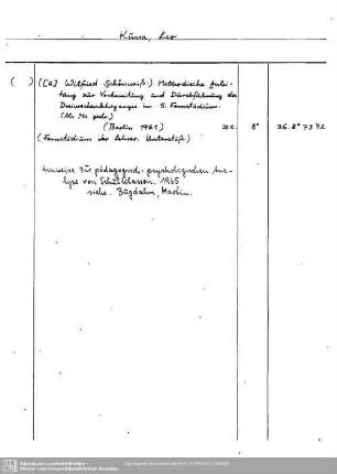Kunz, Leo