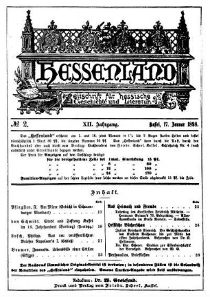 No. 2, 17. Januar 1898