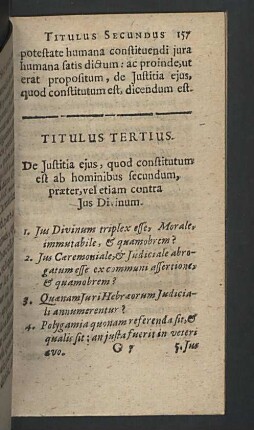 Titulus tertius.