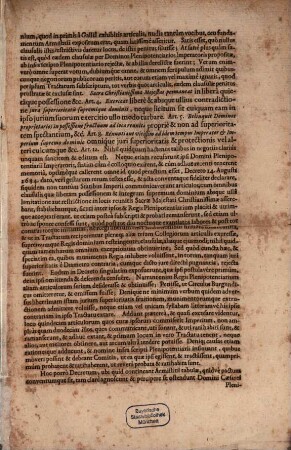 Memoriale, Excellentissimi Domini, Domini Ludovici Verjus, Comitis de Crecy, Sacrae Regiae Christianissimae Maiestatis Plenipotentiarii : Dictatum Ratisbonae, 9. Decembris 1687.