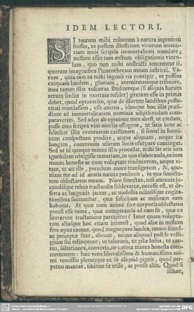 Idem Lectori