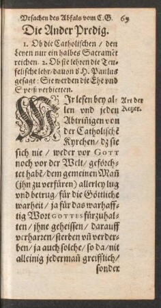 Die Ander Predig.