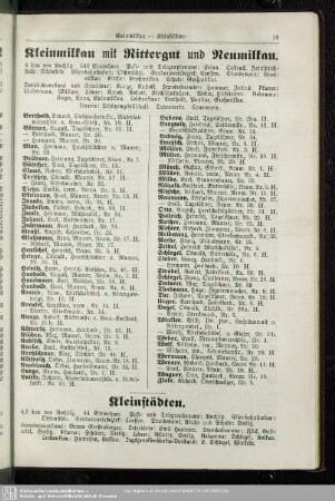 Kleinstädten