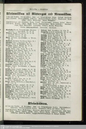 Kleinstädten