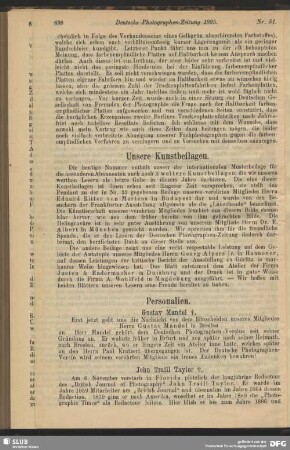 Unsere Kunstbeilagen