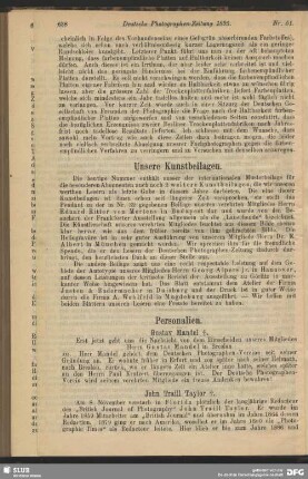 Unsere Kunstbeilagen