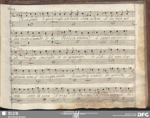 Recitativo: Occasione o principio sia