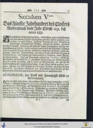 Saeculum V. - VI. (1131 - 1331).