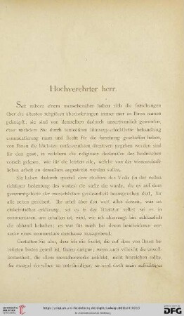 Hochverehrter herr