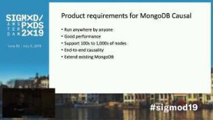 Implementation of Cluster-wide Logical Clock and Causal Consistency in MongoDB