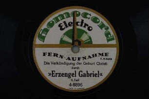 Die Verkündigung der Geburt Christi durch "Erzengel Gabriel" : II. Teil