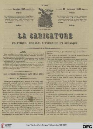 Numéro 207 (23 Octobre 1834)