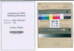 Entnazifizierung Robert Lorenz , geb. 05.05.1887 (Hotelier)