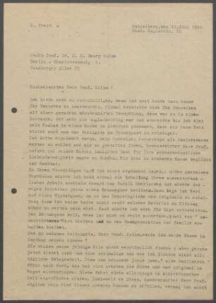 Projekt "Porträt Friedrich Ebert"